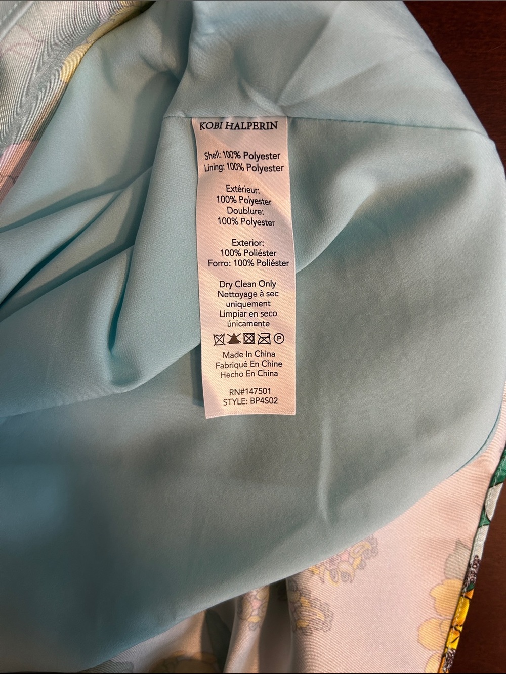 Kobi Halperin Floral Paisley Tiered Maxi Skirt Aqua Boho - Picture 8 of 15